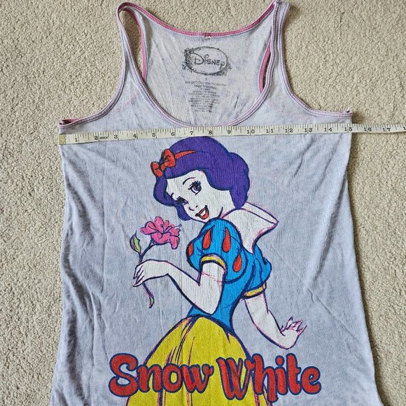 Distressed Snow White racerback tank - Picture 3 of 7